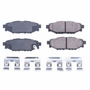 Power Stop 2015 - 2021 Subaru WRX Rear Z17 Evolution Ceramic Brake Pads w/Hardware