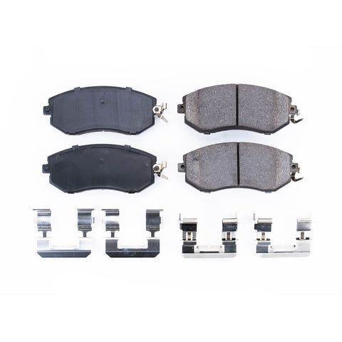 Power Stop 2013 - 2020 Scion FR-S / Subaru BRZ / Toyota 86 Non Brembo Front Z17 Evolution Ceramic Brake Pads w/Hardware