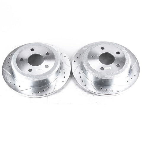 Power Stop 2005 - 2012 Ford F250 / F350 Super Duty Front Drilled & Slotted Rotor - Pair