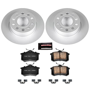 Power Stop 2010 - 2013 Audi A3 / VW 2012 - 2018 Jetta Rear Z23 Evolution Sport Coated Brake Kit