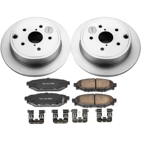 Power Stop 2015 - 2021 Subaru WRX Rear Z17 Evolution Geomet Coated Brake Kit