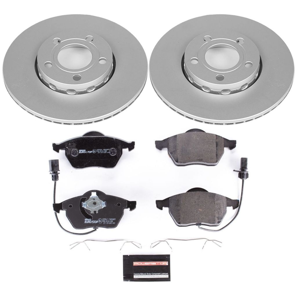 Power Stop 1999 - 2006 Audi A4 / 1998 - 2000 A6 Front Euro-Stop Brake Kit