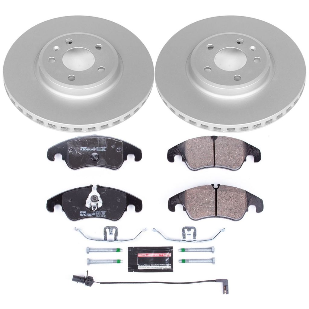 Power Stop 2009 - 2011 Audi A4 / Q5 2008 - 2011 A5 /  Front Euro-Stop Brake Kit