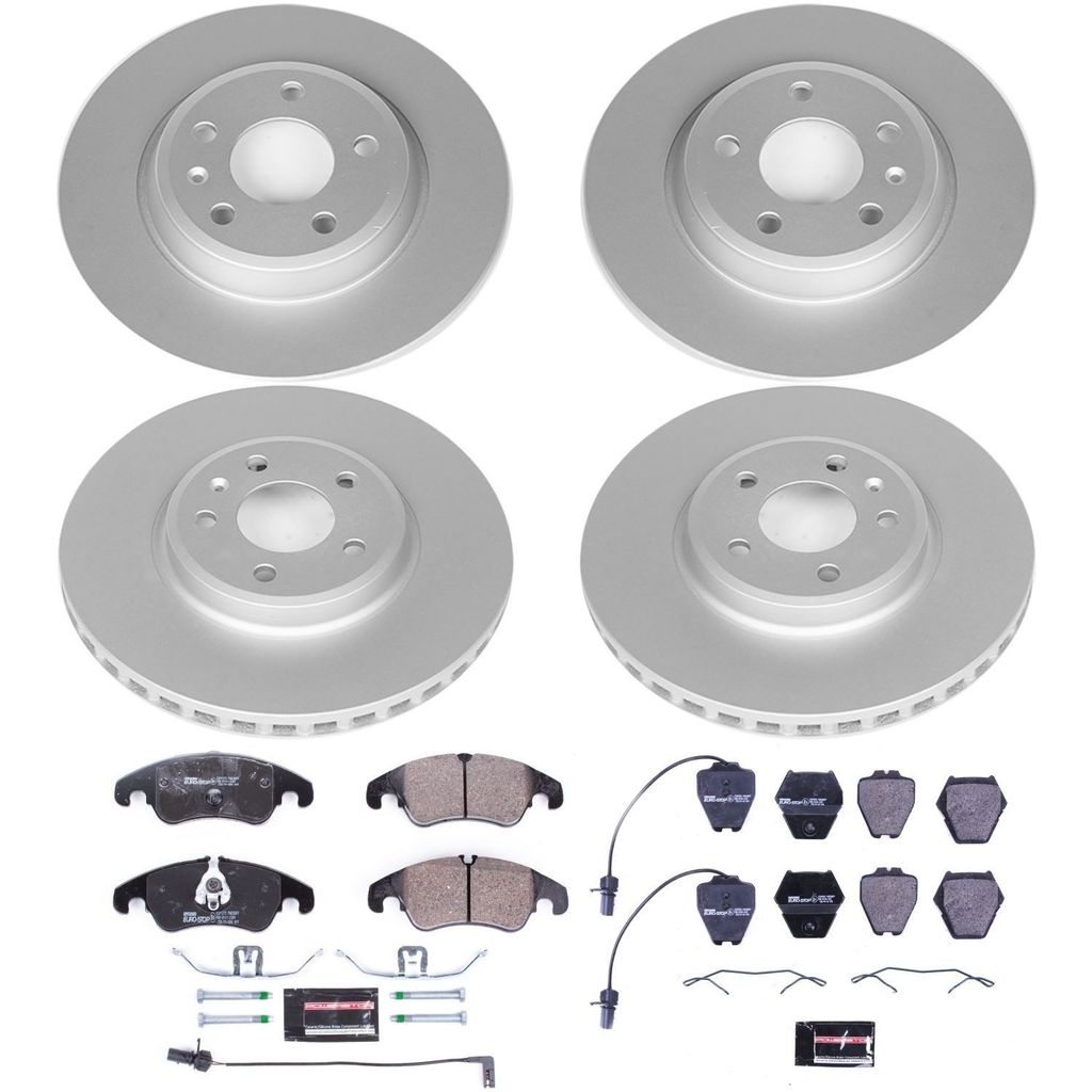 Power Stop 2008 - 2011 A5 / 2009 - 2011 A4 / Q5 Front & Rear Euro-Stop Brake Kit