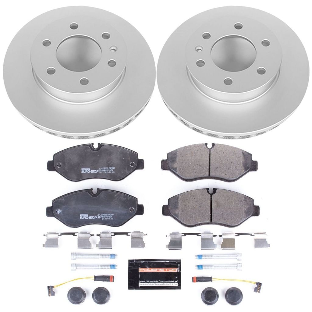 Power Stop 2010 - 2018 Mercedes Sprinter 2500 Front Euro-Stop Brake Kit