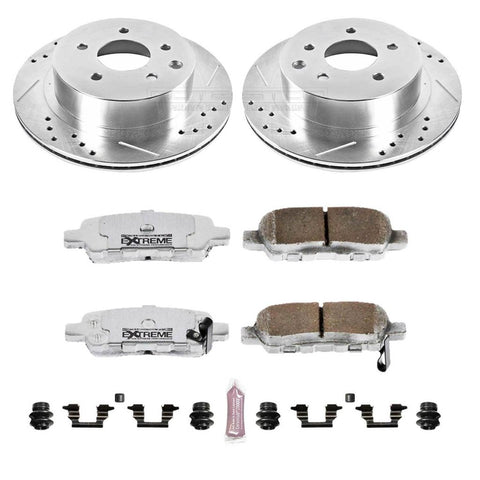 Power Stop 2003 - 2005 Infiniti G35 / Nissan 350Z Rear Z23 Evolution Sport Brake Kit