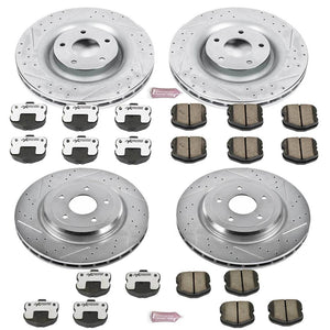 Power Stop 2006 - 2013 Chevrolet Corvette Front & Rear Z26 Street Warrior Brake Kit