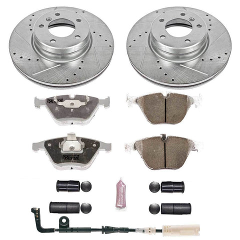 Power Stop 2004 - 2007 BMW 530i / 525i / 2008 - 2010 528i / 535i Front Z26 Street Warrior Brake Kit