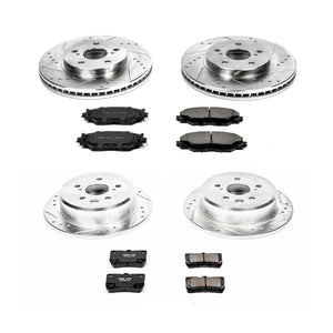 Power Stop 2006 - 2013 Lexus IS250 Front & Rear Z23 Evolution Sport Brake Kit