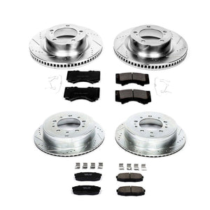 Power Stop 2016 - 2021 Lexus LX570 / 2016 - 2021 Toyota Land Cruiser / 2008 - 2022 Sequoia / Tundra Front & Rear Z23 Evolution Sport Brake Kit