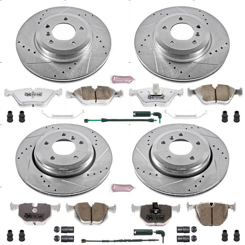 Power Stop 2001 - 2006 BMW 330i / 330Ci Front & Rear Z26 Street Warrior Brake Kit