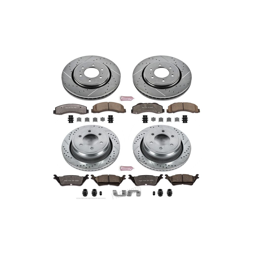 Power Stop 2012 - 2018 Ford F-150 Front & Rear Z36 Truck & Tow Brake Kit