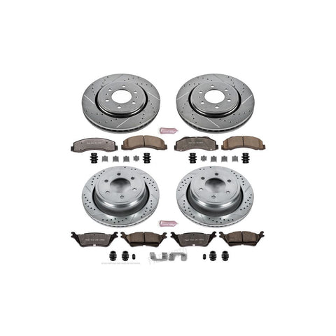 Power Stop 2012 - 2018 Ford F-150 Front & Rear Z36 Truck & Tow Brake Kit
