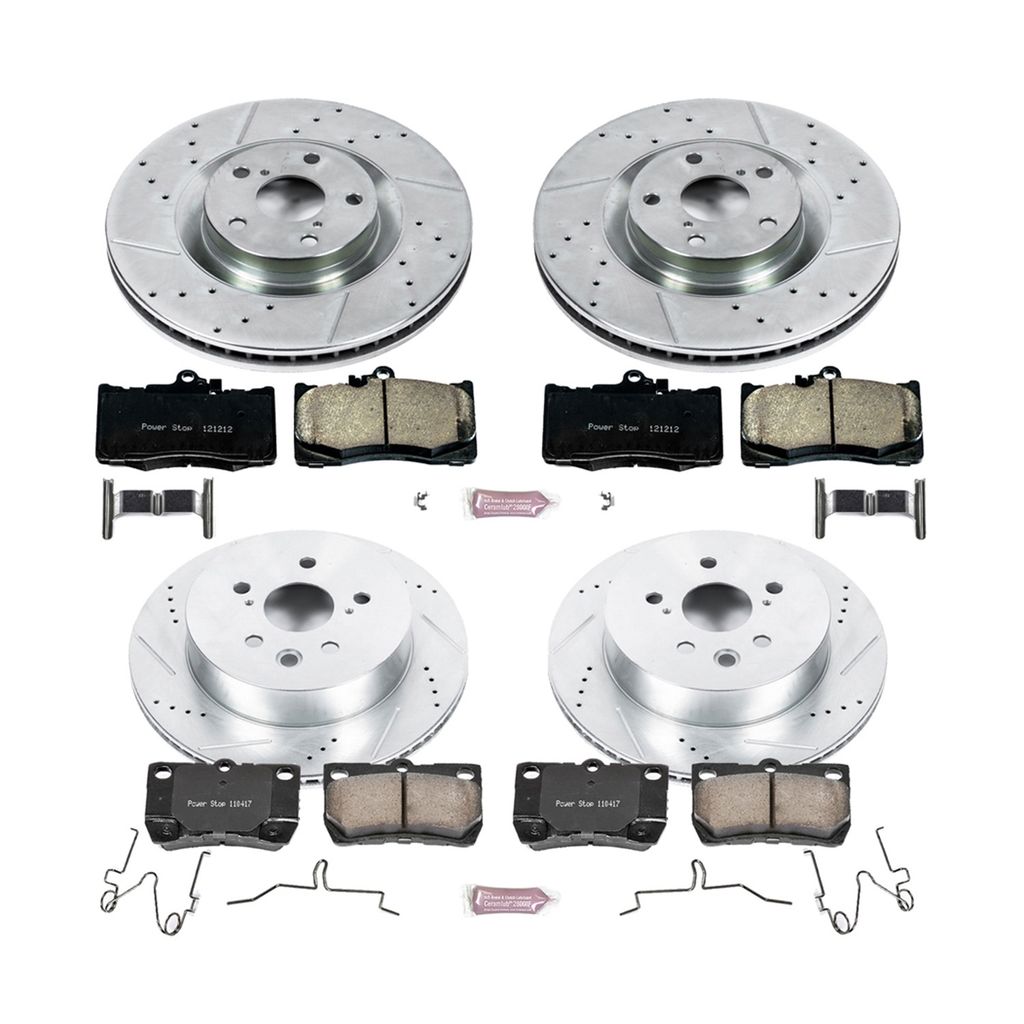 Power Stop 2013 Lexus IS350 Front & Rear Z23 Evolution Sport Brake Kit