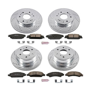 Power Stop 2015 - 2020 Cadillac Escalade / 2014 - 2018 Silverado / Sierra 1500 Front & Rear Z23 Evolution Sport Brake Kit