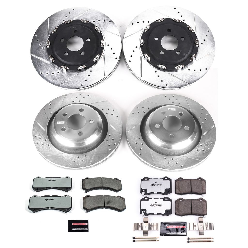 Power Stop 2015 - 2020 Dodge Challenger / Charger Front & Rear Z26 Street Warrior Brake Kit