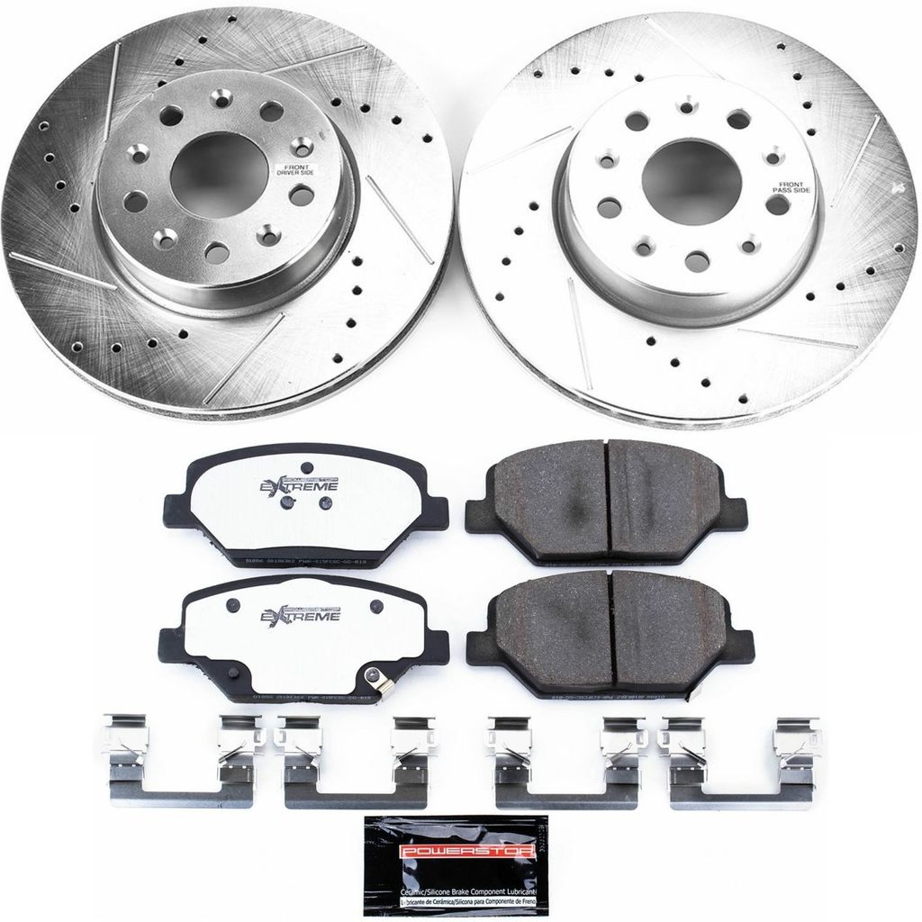 Power Stop 2016 - 2021 Chevrolet Camaro LT / LS Front Z26 Street Warrior Brake Kit