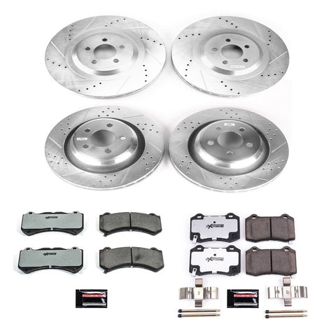 Power Stop 2015 - 2020 Dodge Charger / Challenger Front and Rear Z26 Street Brake Kit