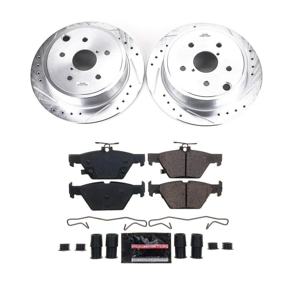 Power Stop 2021 Subaru WRX With EyeSight Rear Z23 Evolution Brake Kit