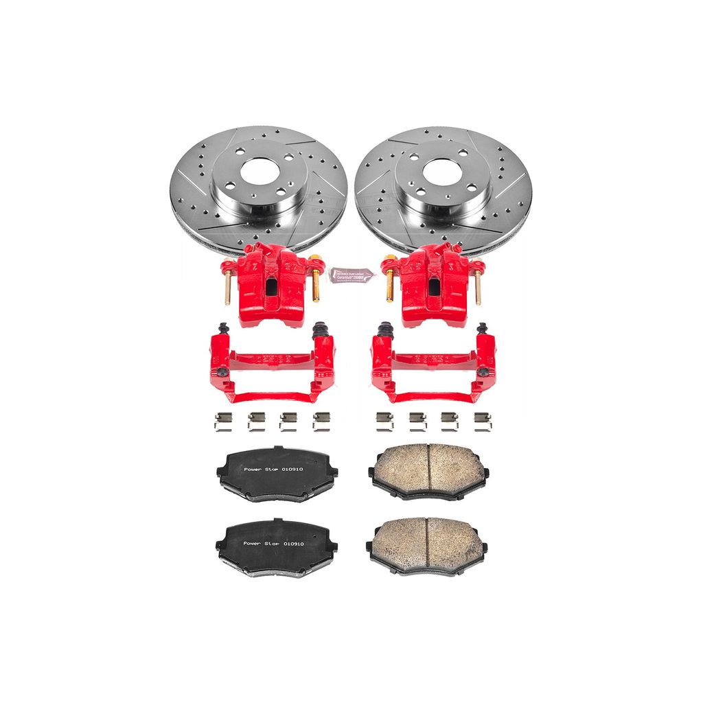 Power Stop 1994 - 2005 Mazda Miata Front Z23 Evolution Sport Brake Kit w/Calipers