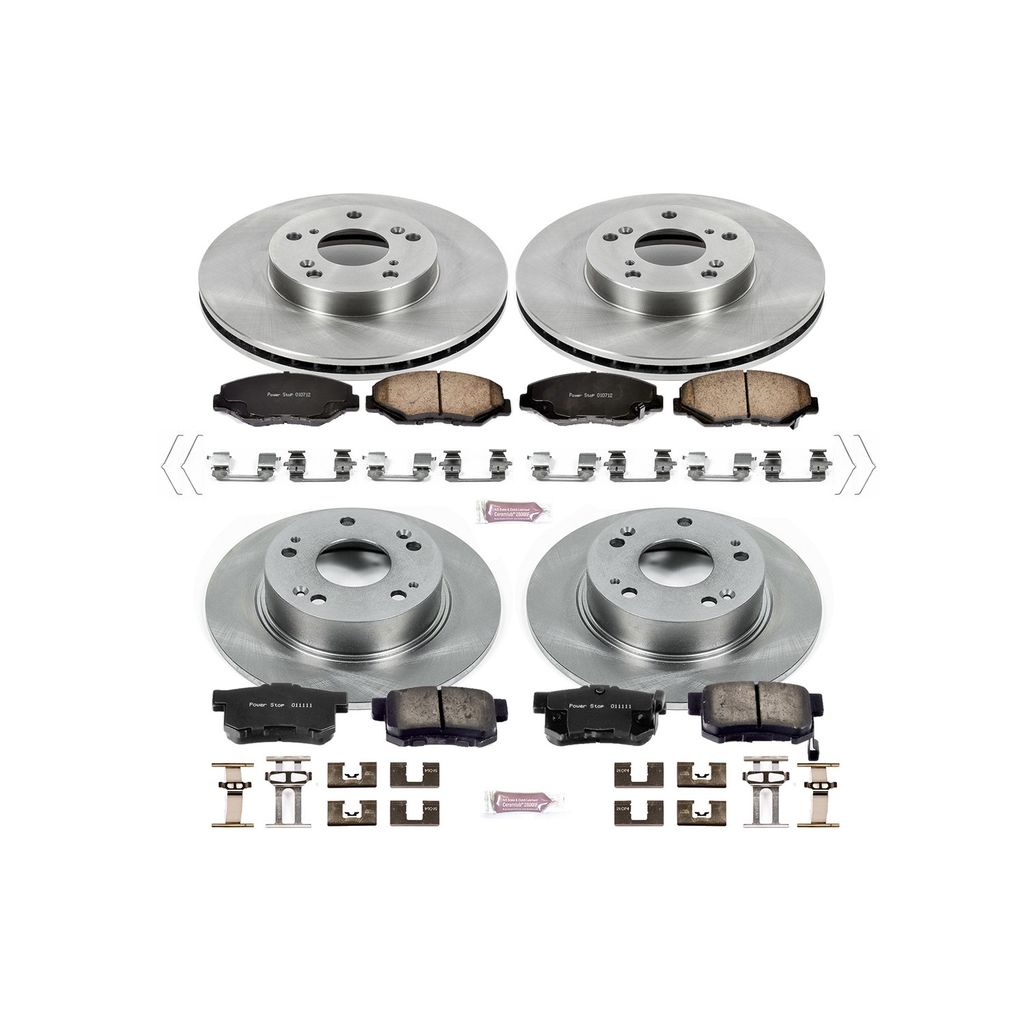 Power Stop 2003 - 2007 Honda Accord 2.4L Front & Rear Autospecialty Brake Kit