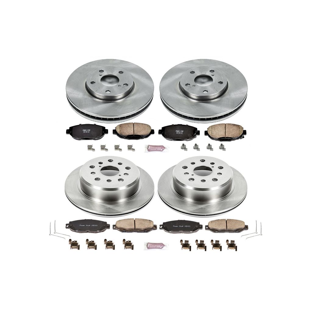 Power Stop 1999 - 2000 Lexus SC300 / 1992 - 2000 SC400 Front & Rear Autospecialty Brake Kit