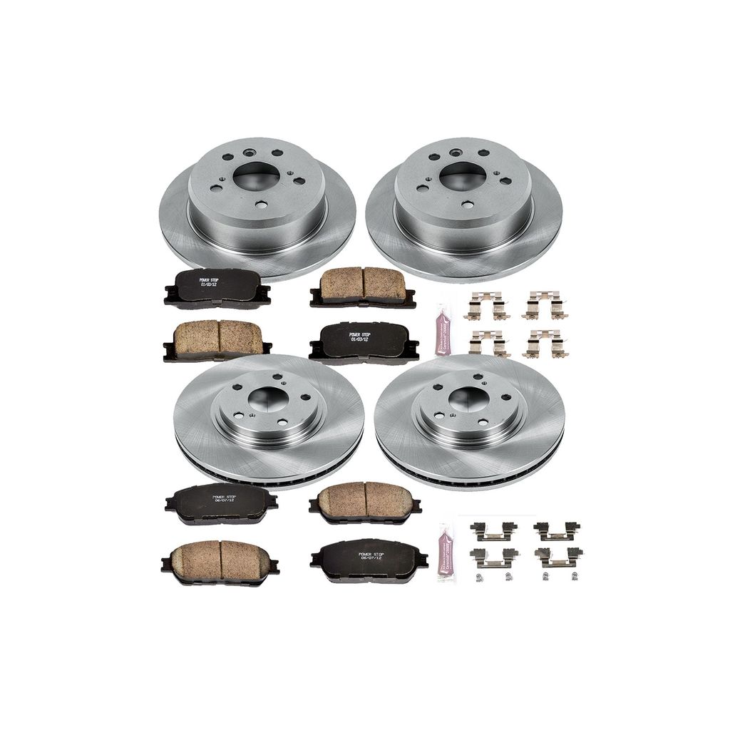 Power Stop 2002 - 2003 Lexus ES300 / 2004 - 2006 Lexus ES330 Front & Rear Autospecialty Brake Kit