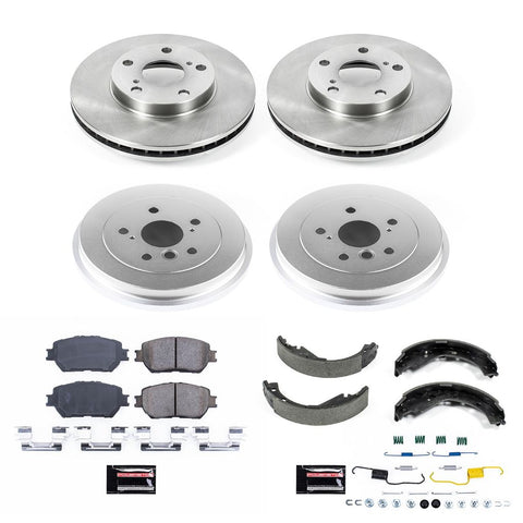 Power Stop 2005 - 2006 Toyota Camry 2.4L Front & Rear Autospecialty Brake Kit
