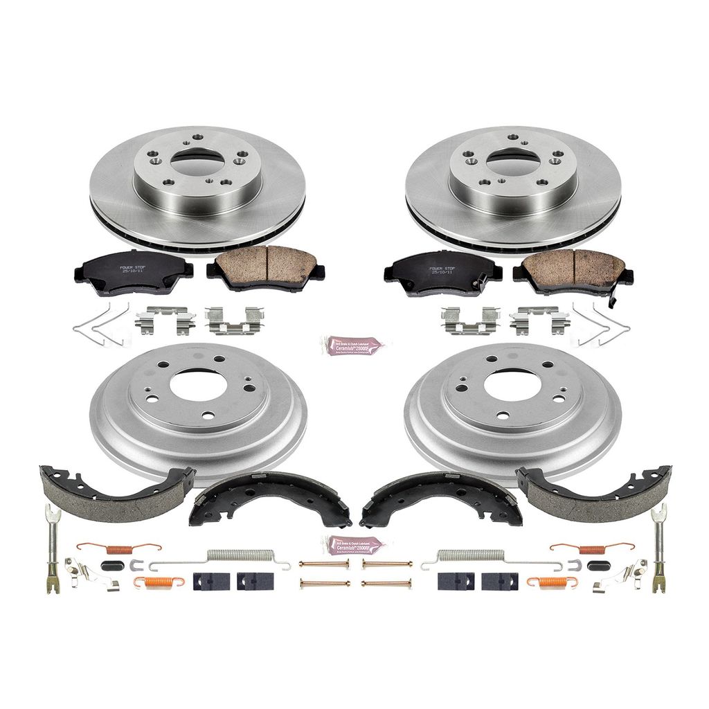 Power Stop 2013 - 2015 Honda Civic Hybrid Front & Rear Autospecialty Brake Kit