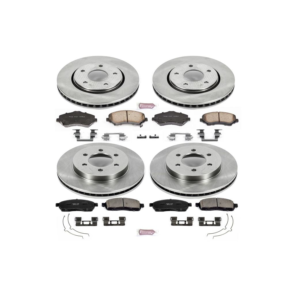 Power Stop 2004 - 2008 Ford F-150 Front & Rear Autospecialty Brake Kit