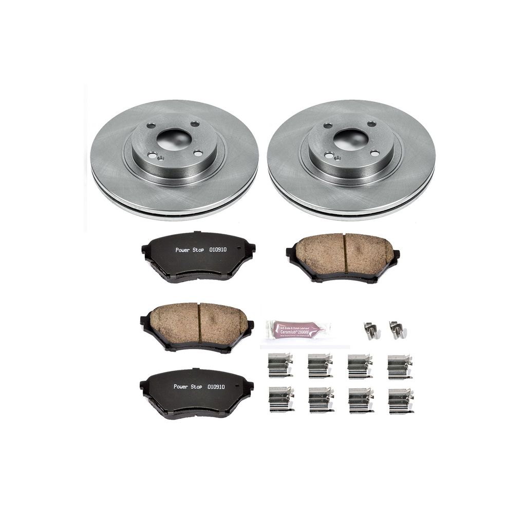 Power Stop 2001 - 2005 Mazda Miata (Sport Suspension 270mm Front Rotors ) Front Autospecialty Brake Kit