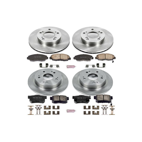 Power Stop 2006 - 2011 Honda Civic Front & Rear Autospecialty Brake Kit