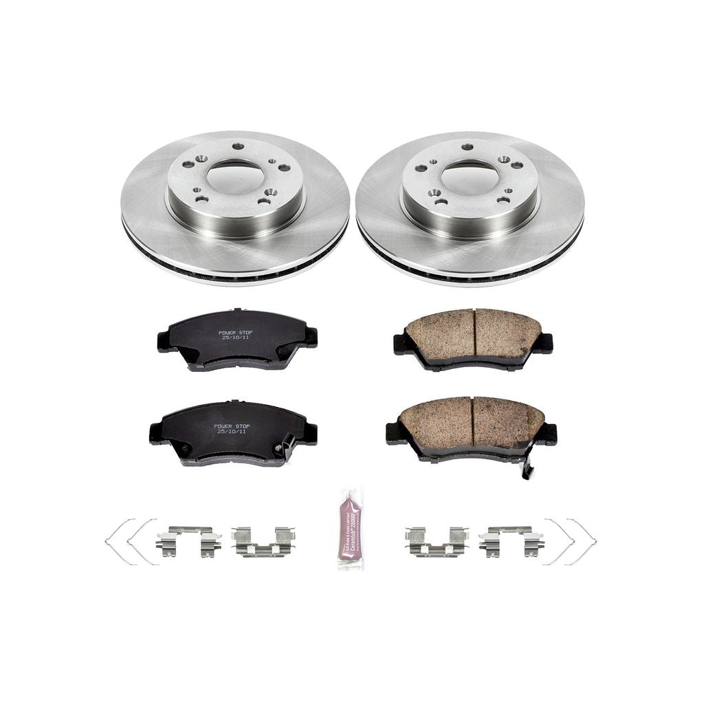 Power Stop 2006 - 2011 Honda Civic Hybrid Front Autospecialty Brake Kit