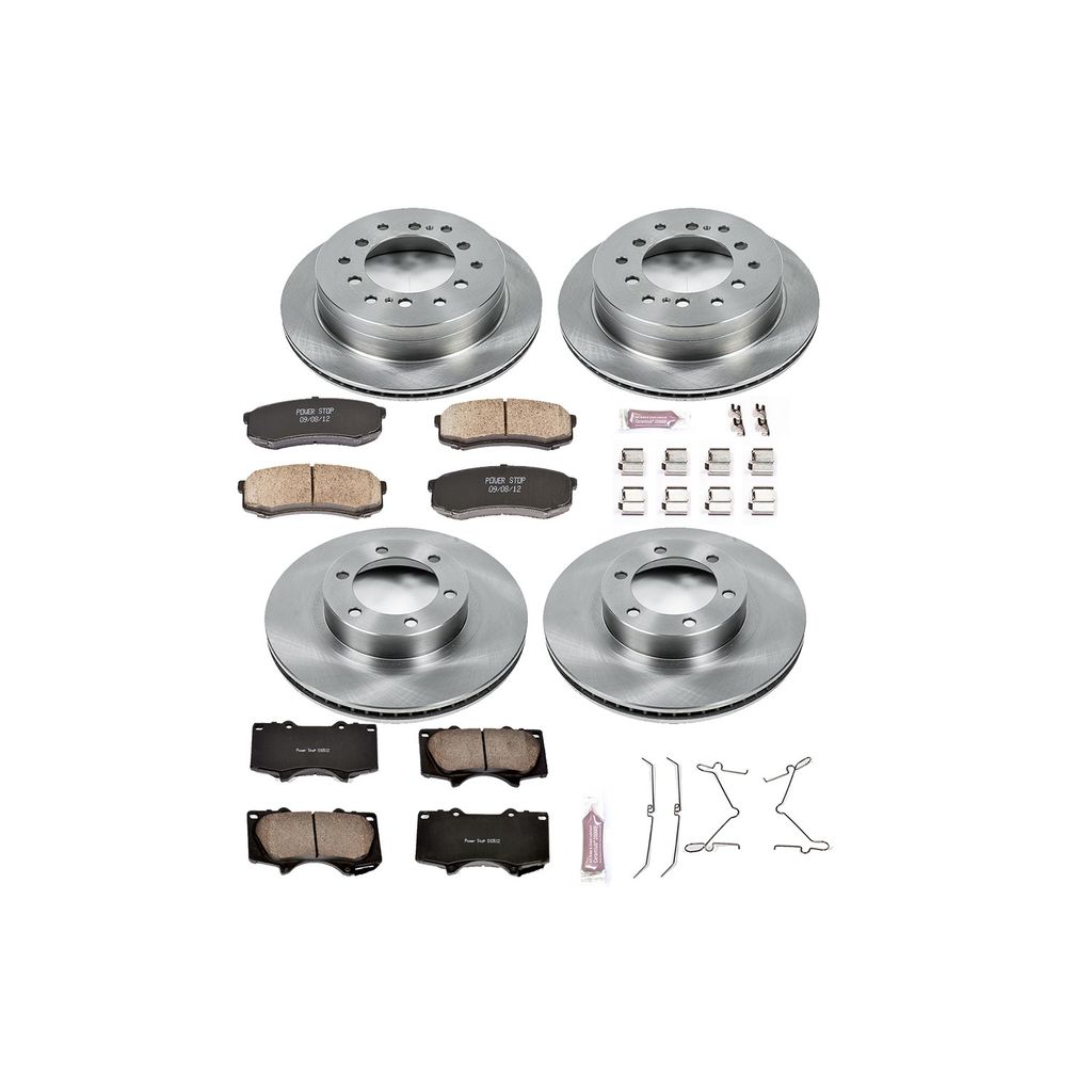 Power Stop 2003 - 2009 Lexus GX470 /  Lexus 4Runner Front & Rear Autospecialty Brake Kit