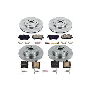 Power Stop 2003 Mercedes-Benz C230 Kompressor / 2002 - 2005 C320 / 2003 - 2009 CLK320 / 2006 - 2007 C280 Front & Rear Autospecialty Brake Kit