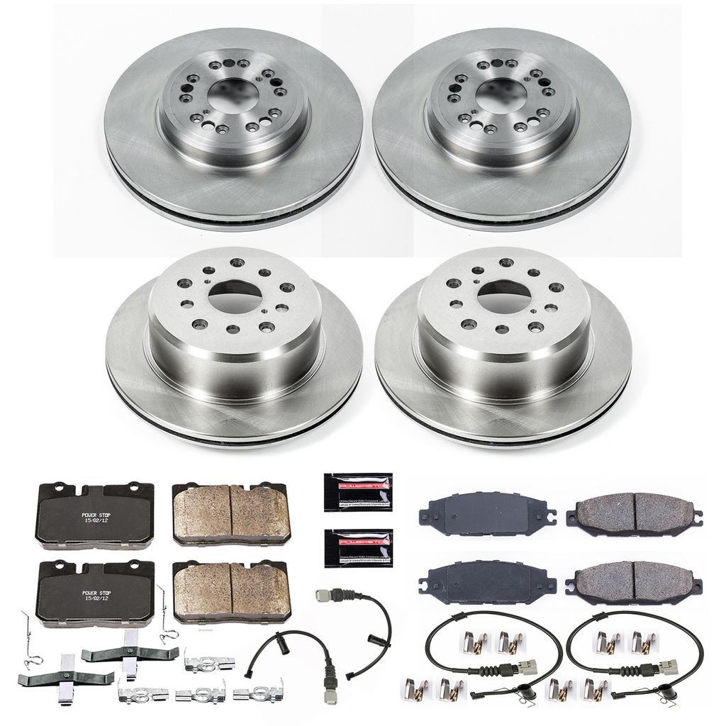 Power Stop 1995 - 2000 Lexus LS400 Front & Rear Autospecialty Brake Kit