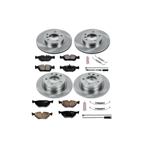 Power Stop 1992 - 1998 BMW 318i / 1992 - 1995 325i / 1996 -  1999 328i / 1998 - 1999 323i Front & Rear Autospecialty Brake Kit