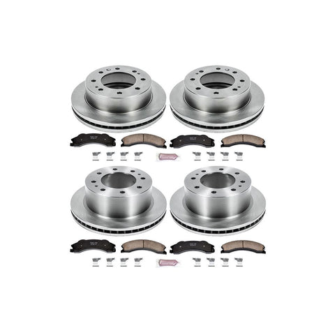 Power Stop 2011 GMC Sierra / Silverado 2500 HD / 3500 HD Single Rear Wheel Front & Rear Autospecialty Brake Kit