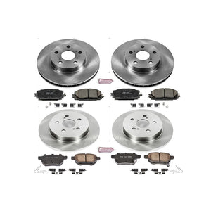 Power Stop 2011 - 2013 Lexus CT200h / 2010 - 2015 Toyota Prius Front & Rear Autospecialty Brake Kit