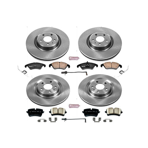 Power Stop 2014 - 2015 Audi A6 2.0 3.0 / A7 TDI Diesel Front & Rear Autospecialty Brake Kit