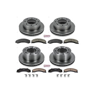 Power Stop 2012 - 2019 Chevy Silverado / GMC Sierra 2500HD / 3500HD Single Rear Wheel Front & Rear Autospecialty Brake Kit