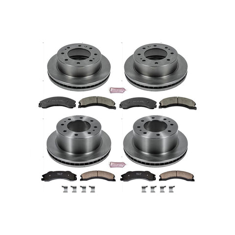 Power Stop 2012 - 2019 Chevy Silverado / GMC Sierra 2500HD / 3500HD Single Rear Wheel Front & Rear Autospecialty Brake Kit