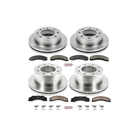 Power Stop 2012 - 2019 GMC Sierra 3500 HD / Chevy Silverado 3500 HD Dually Front & Rear Autospecialty Brake Kit