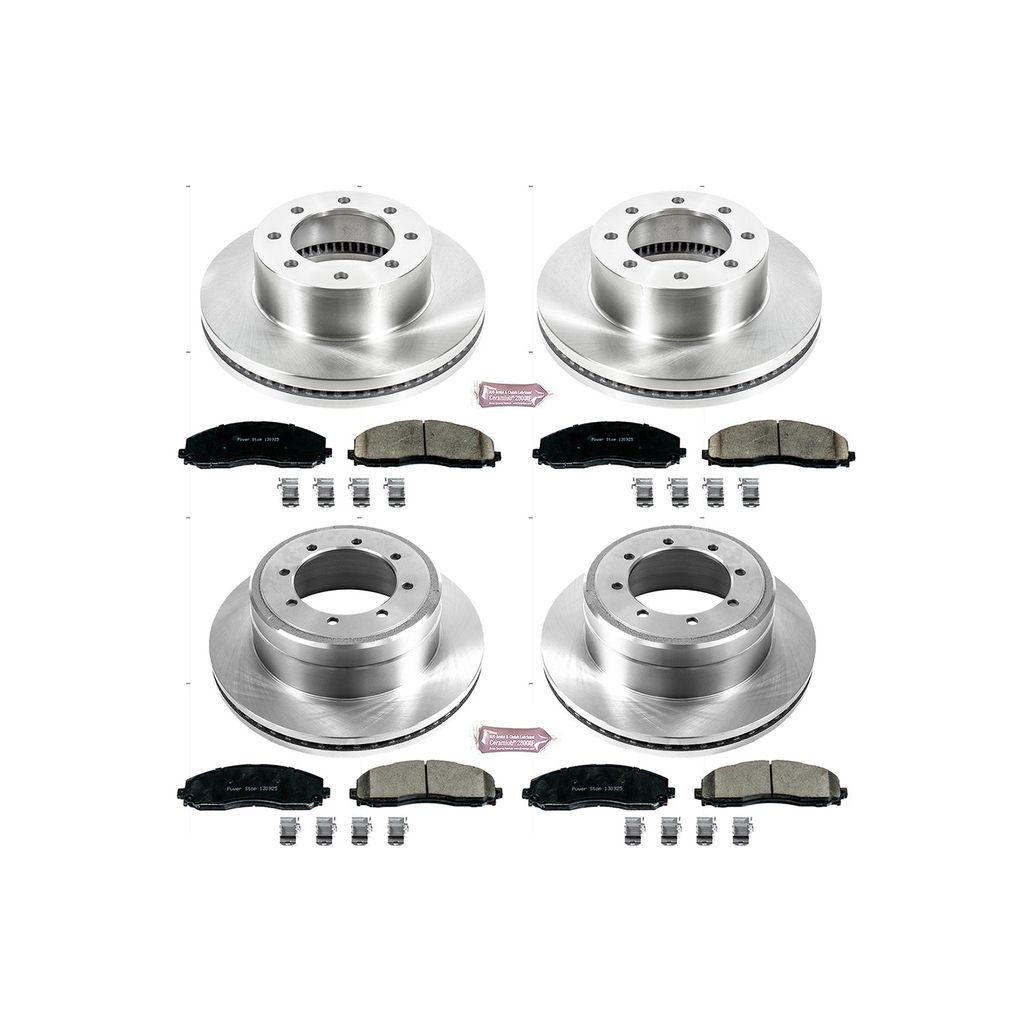 Power Stop 2013 - 2022 Ford F-350 Dually 4WD Super Duty Front & Rear Autospecialty Brake Kit