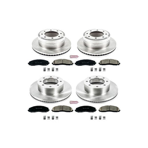 Power Stop 2013 - 2022 Ford F-350 Super Duty Single Rear Wheel / F-250 4WD Front & Rear Autospecialty Brake Kit