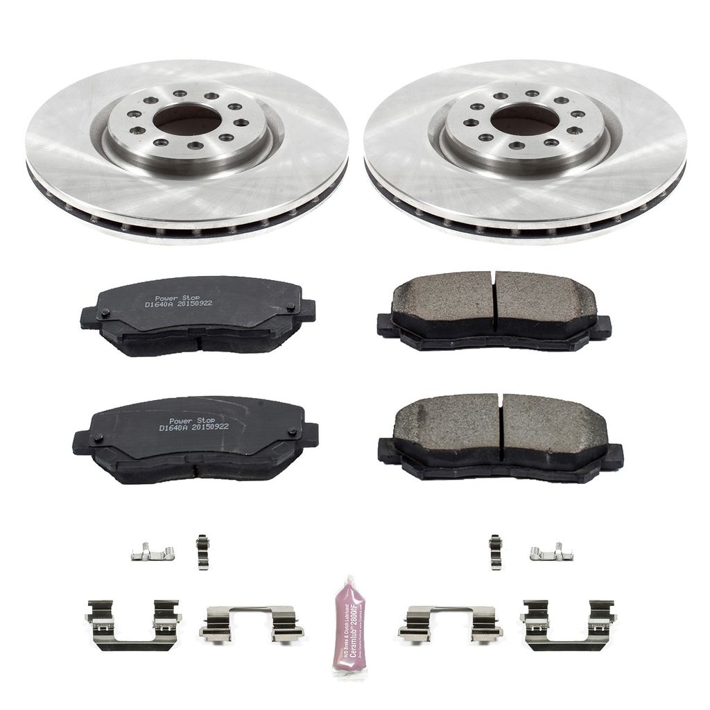 Power Stop 2014 - 2022 Jeep Cherokee / 2015 - 2017 Chrysler 200 Front Autospecialty Brake Kit