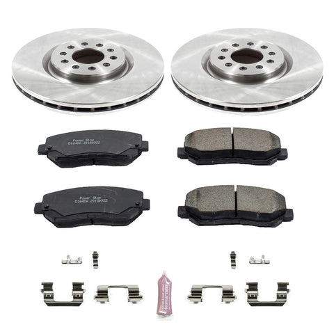 Power Stop 2014 - 2022 Jeep Cherokee / 2015 - 2017 Chrysler 200 Front Autospecialty Brake Kit