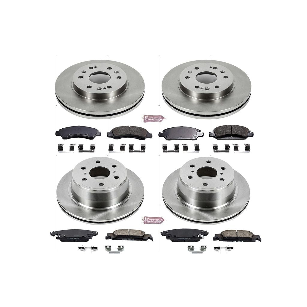 Power Stop 2014 - 2019 Silverado / Sierra / 2015 - 2020 Cadillac Escalade Front & Rear Autospecialty Brake Kit