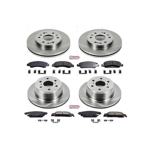 Power Stop 2014 - 2019 Silverado / Sierra / 2015 - 2020 Cadillac Escalade Front & Rear Autospecialty Brake Kit