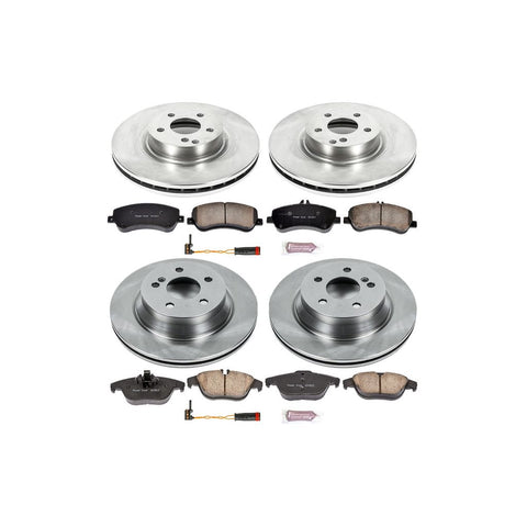 Power Stop 2013 - 2015 Mercedes-Benz GLK250 / 2010 - 2015 GLK350 Front & Rear Autospecialty Brake Kit